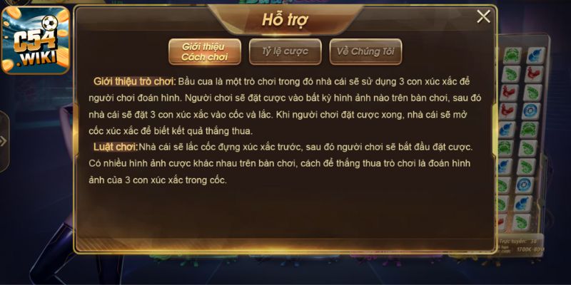 Hướng dẫn quy luật cơ bản khi chơi bầu cua online